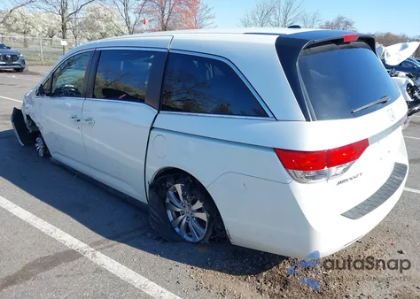 2014 Honda Odyssey Ex-L z USA, uszkodzony, nr VIN 5FNRL5H65EB012528